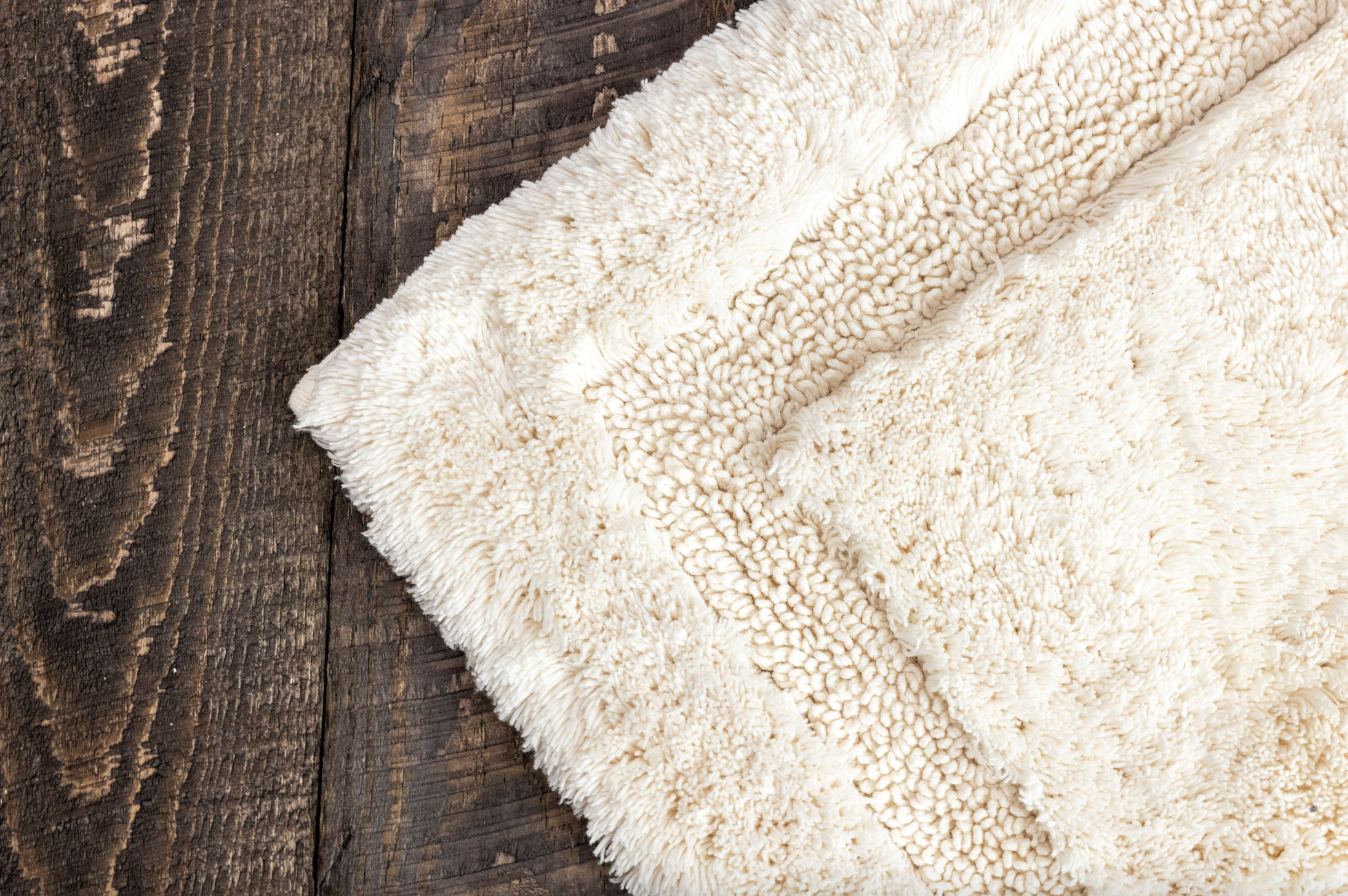 Asheville Organic Cotton Non-Slip Bath Rug