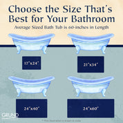 Asheville Organic Cotton Non-Slip Bath Rug