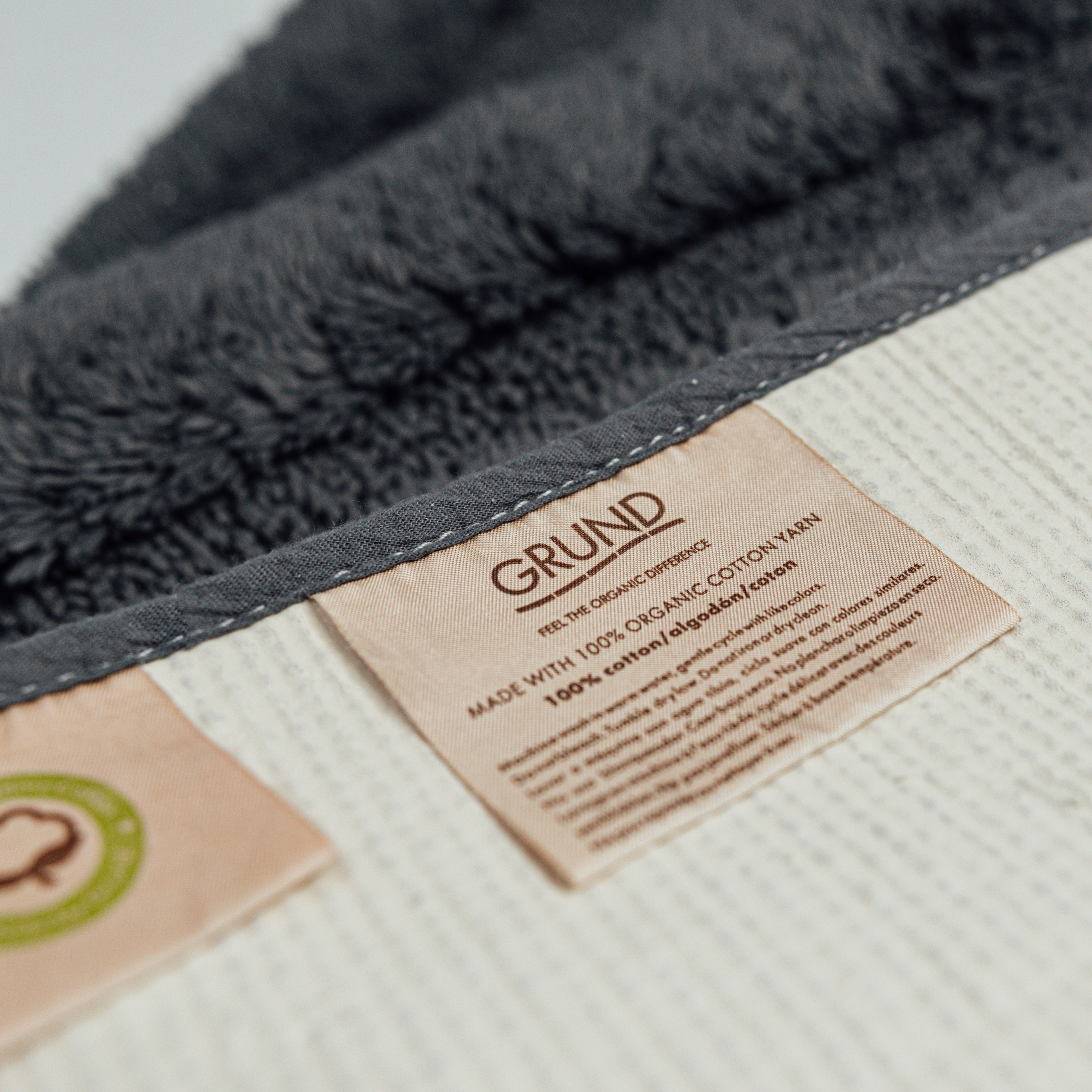 Asheville Organic Cotton Non-Slip Bath Rug