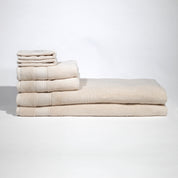 Pinehurst 100% Organic 6 Piece Bath Sheet Set - Ivory