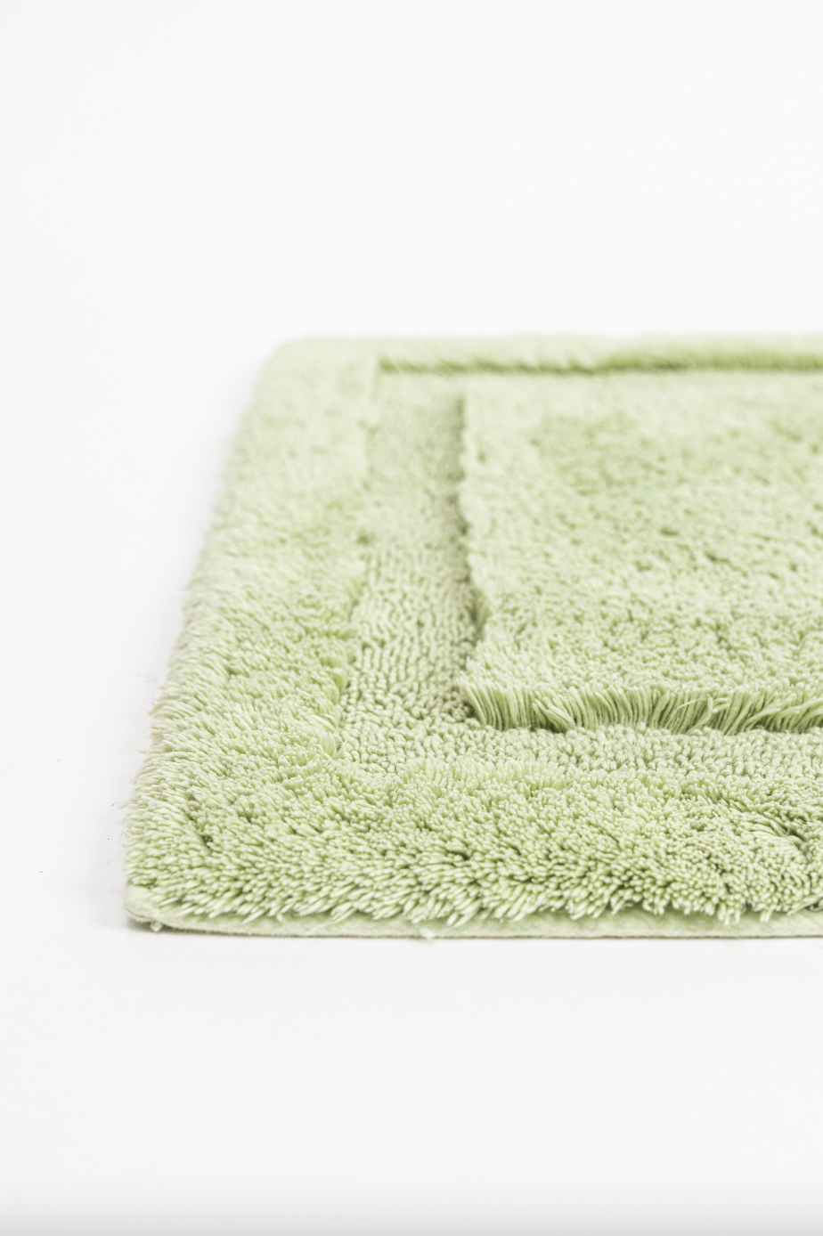 Luxury Tender Green Floor Carpet For Bedroom Solid Bathroom Carpet