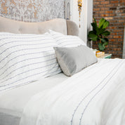 Organic Prague™ Embroidered Bed Sheets